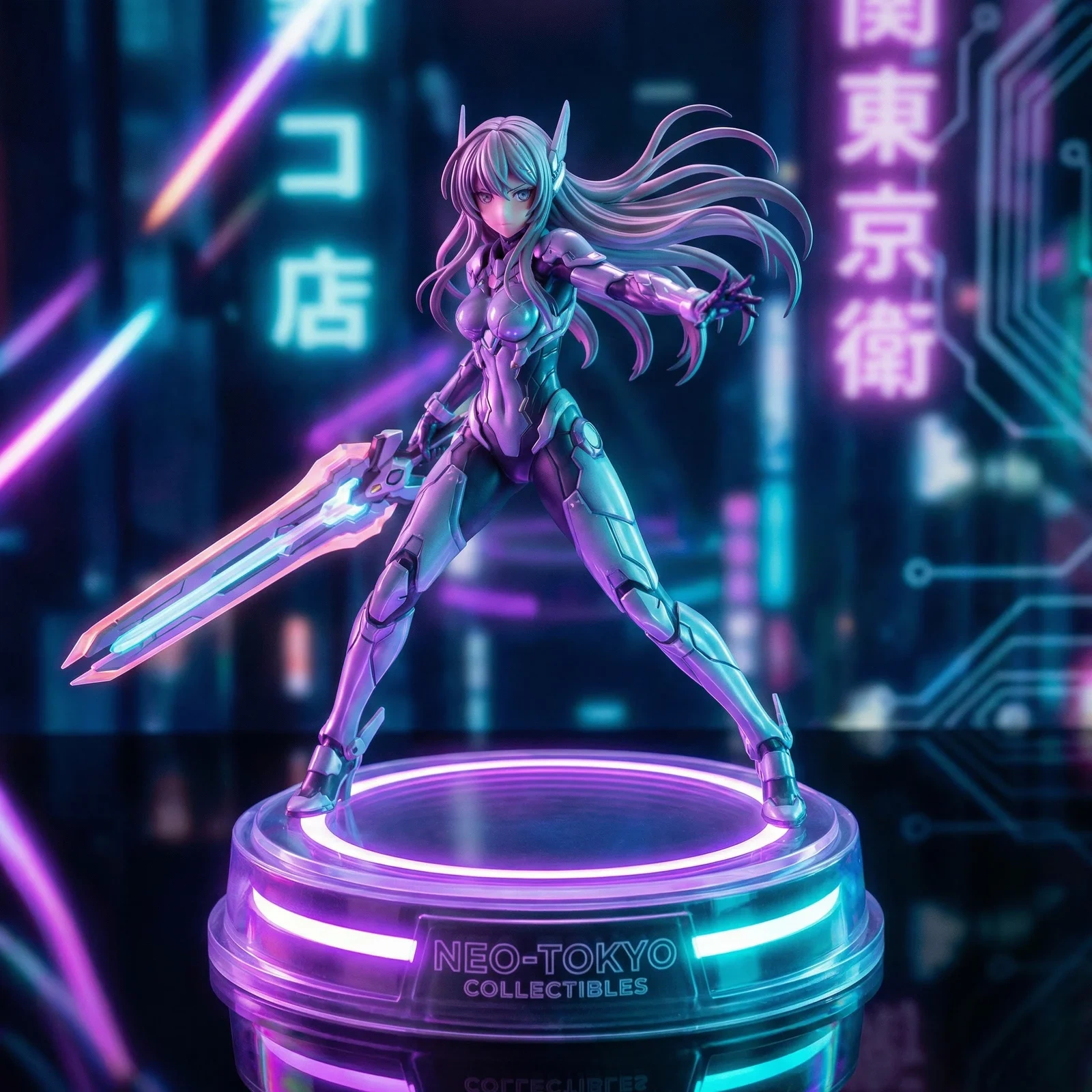 霓虹战姬动漫联名1比7比例女性角色手办